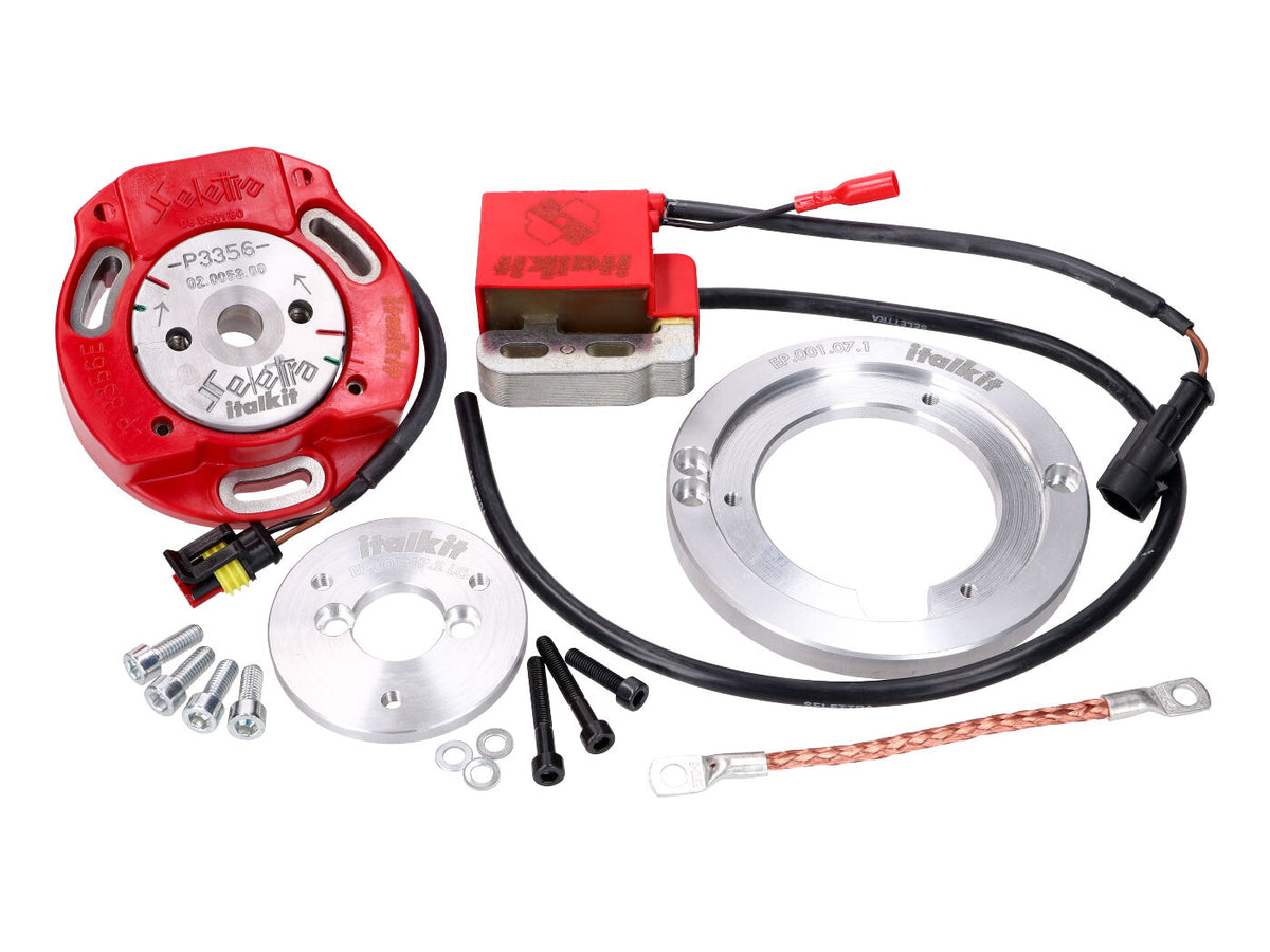 Allumage à rotor interne Italkit Selettra analogique pour Aprilia SR, Italjet Dragster, Beta ARK, MBK Nitro, Yamaha Aerox, Malaguti F12, F15 Minarelli horizontal 50ccm 2T LC