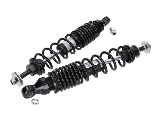 Kit amortisseur arrière BITUBO WMB Black Edition 340mm pour Vespa GT, GTL, GTS, GTV 125cc-300cc Euro2- 2003-