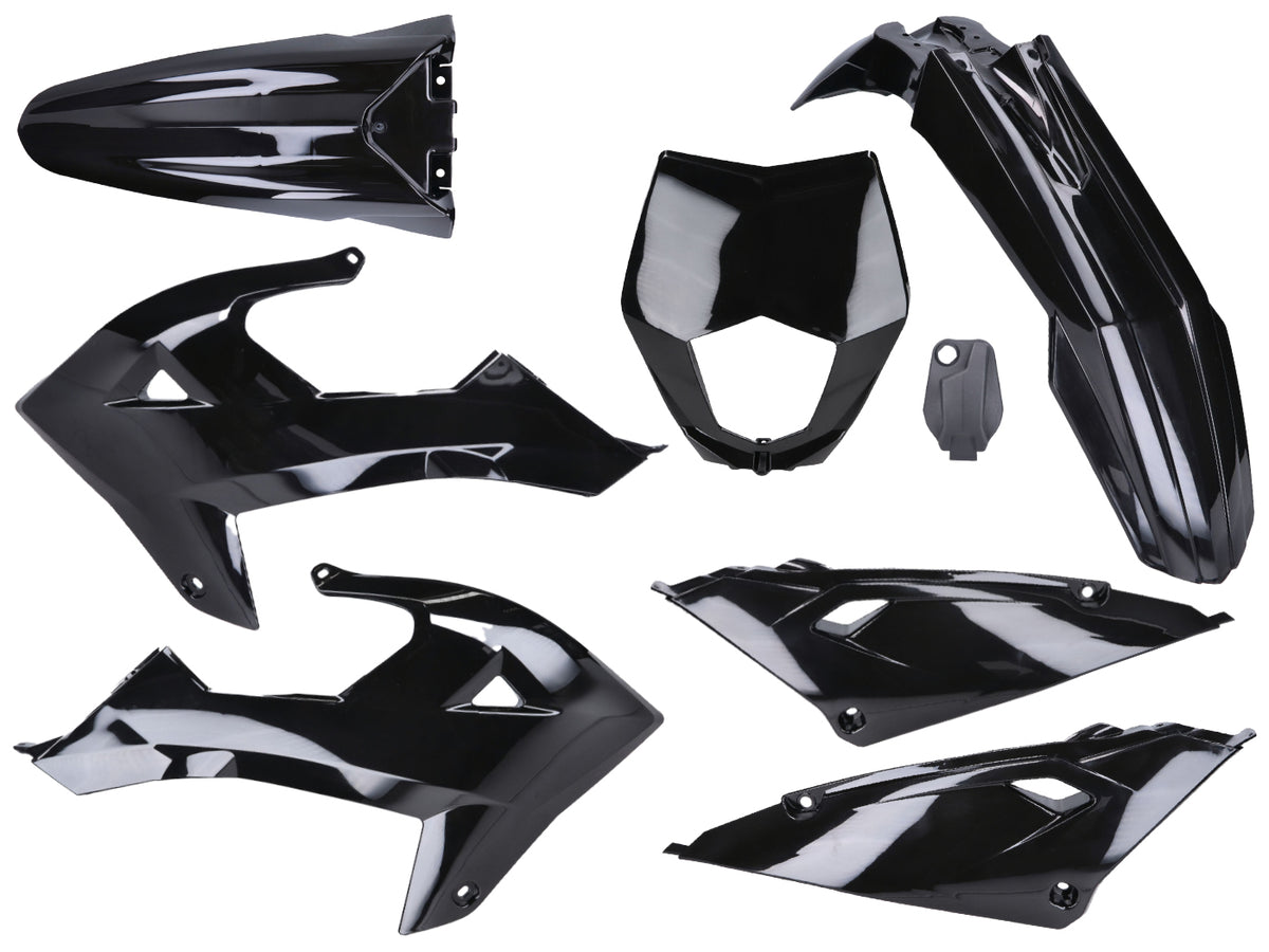 Kit complet de carénage noir pour Rieju MRT Pro 2021-2023 Euro5