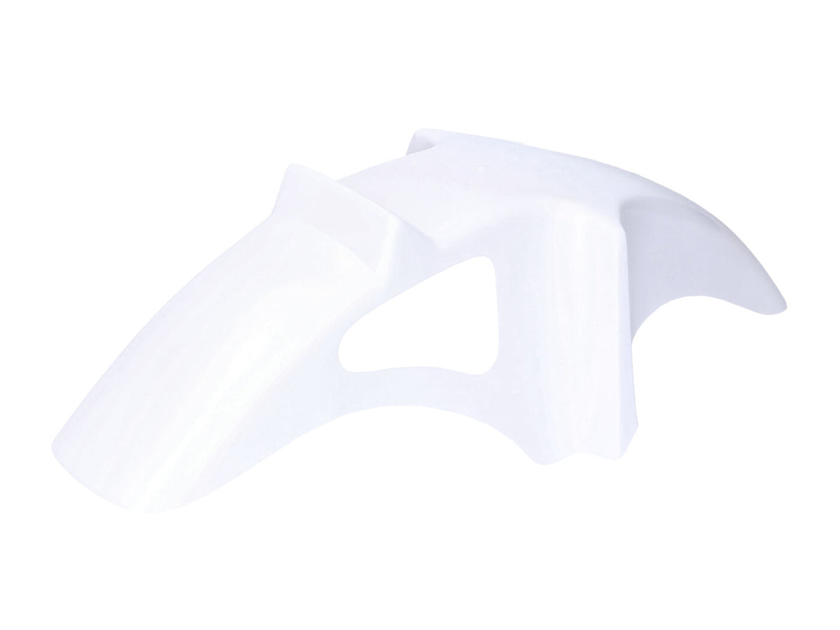 Garde boue avant blanc pour Peugeot 103, Puch Maxi, Honda MB