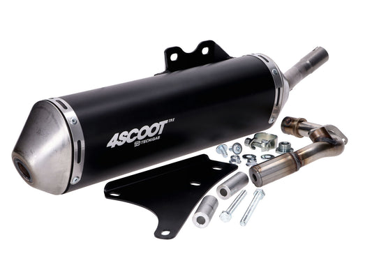 Pot dÂ´échappement Tecnigas 4Scoot TRE pour Vespa Primavera / Sprint, Piaggio Liberty / Zip 50 iget Euro4 / Euro5