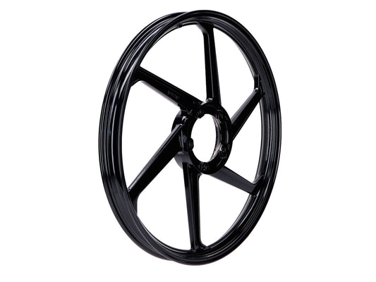 Jante Fast-Arrow aluminium noir 17 pouces pour Puch Maxi