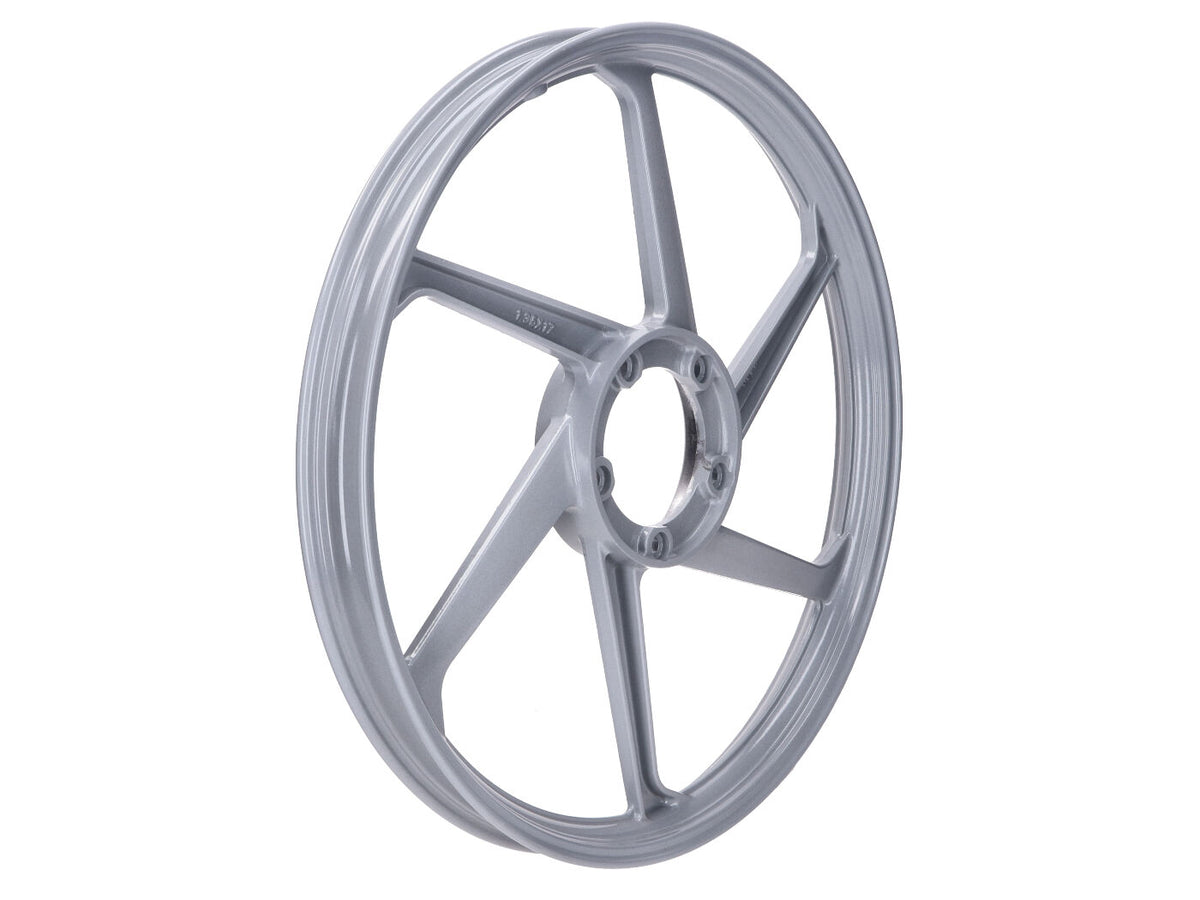 Jante Fast-Arrow aluminium argent 17 pouces pour Puch Maxi