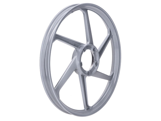 Jante Fast-Arrow aluminium argent 17 pouces pour Puch Maxi