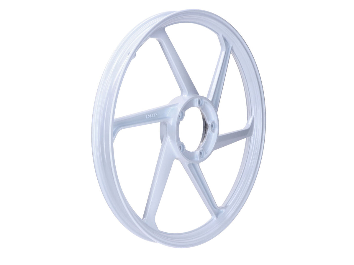 Jante Fast-Arrow aluminium blanc 17 pouces pour Puch Maxi