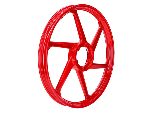 Jante Fast-Arrow aluminium rouge 17 pouces pour Puch Maxi