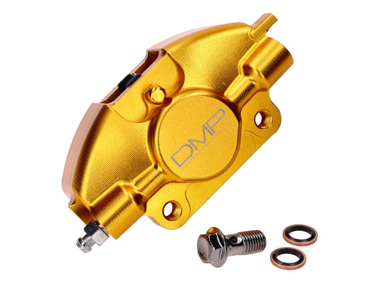 Etrier de frein DMP CNC fraisé or pour Piaggio Sprint, Primavera, ZIP, LX