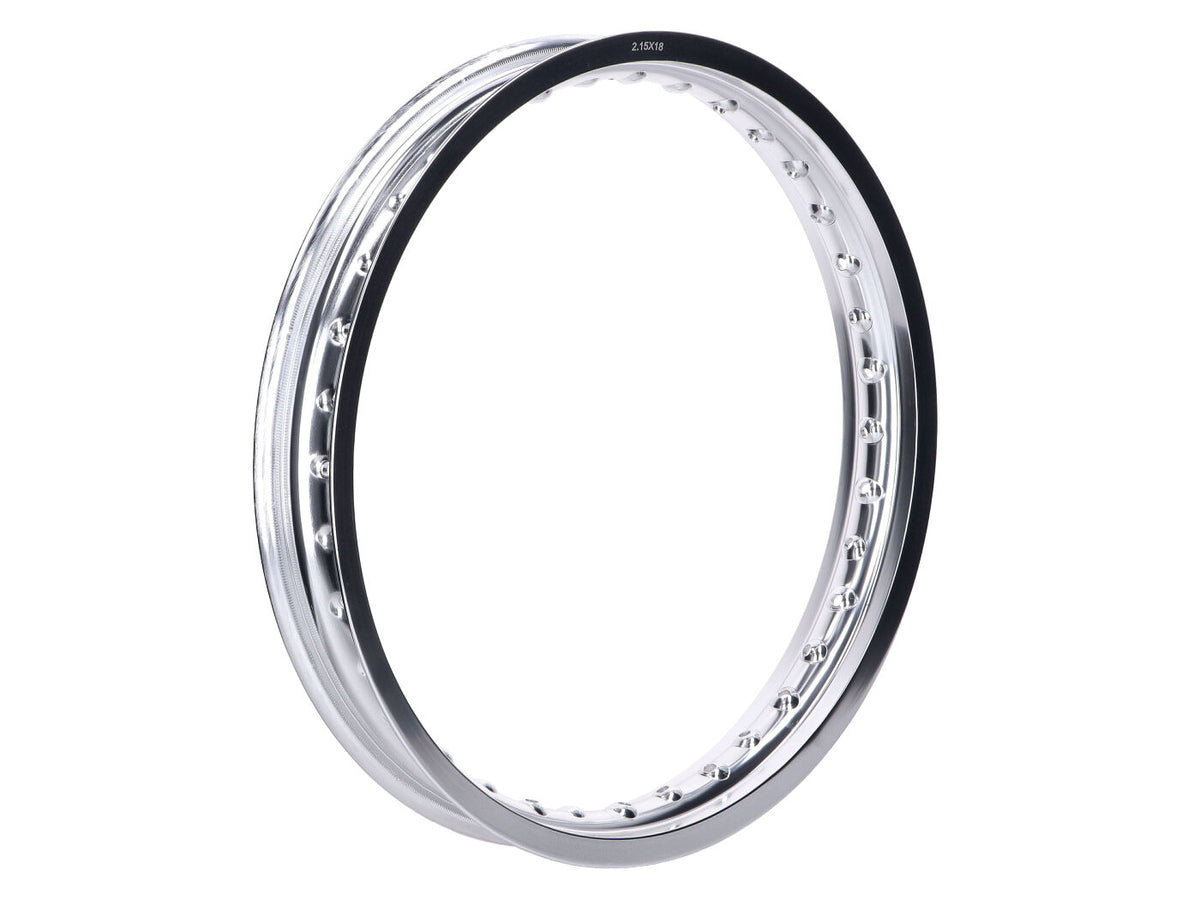 Jante 2,15 x 18 aluminium poli pour MZ GS, ETS/G, GE, GT, ETZ 250
