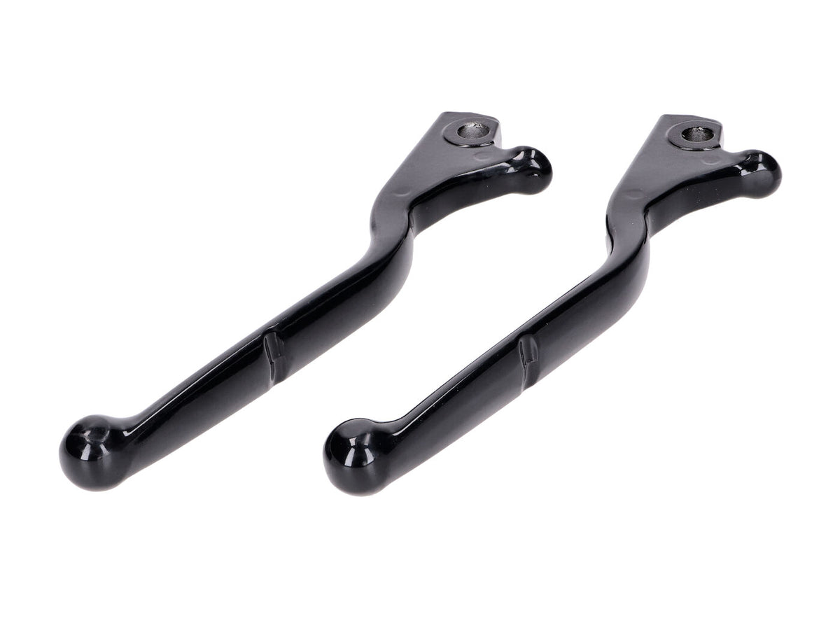 Kit levier de frein noir brillant pour Vespa GTS 125 (ZAPMD3202, ZAPMD3203), Vespa GTS 300 HPE (ZAPMD3103, ZAPMD3104)