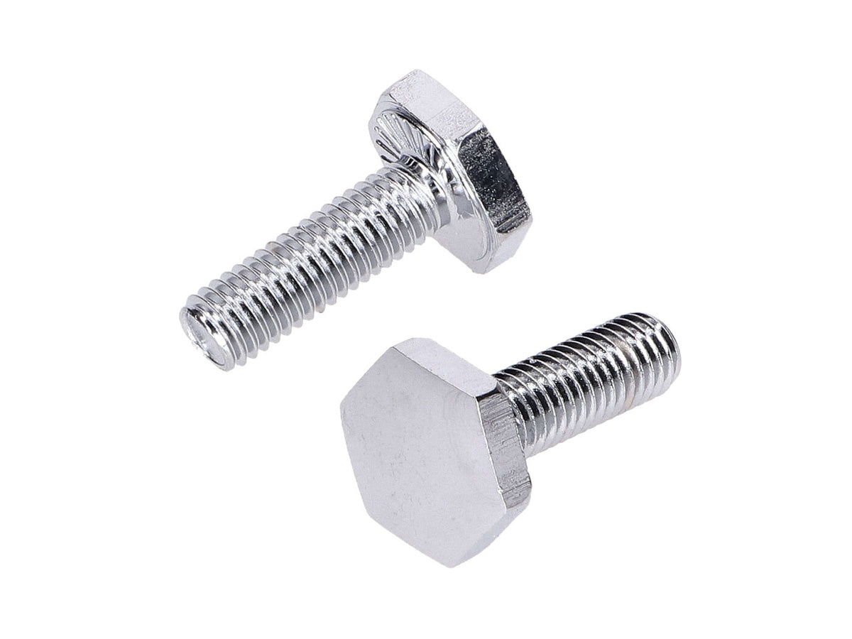 Kit de vis chromées pour fourche télescopique supérieure pour Puch Maxi