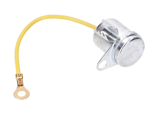 Condensateur D=18mm L=23,5mm pour cyclomoteur Piaggio Vespa Ciao, ?Boss, ?Boxer, ?Bravo, ?PX, ?Grillo, ?SI, ?Superbravo 50ccm