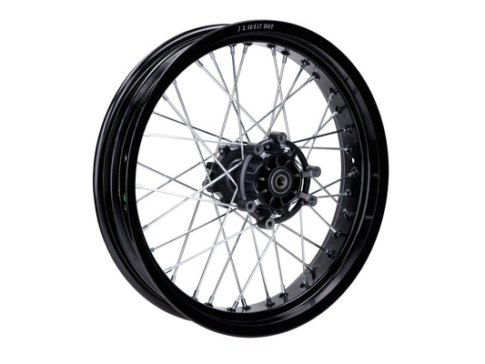 Jante arrière noire 3.50x17 pour Rieju MRT 50