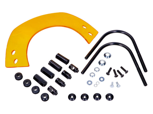 Pare-brise court jaune teinté avec support pour Vespa Keyless GTS 125, 300 2023-