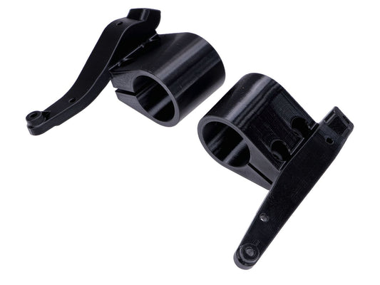 Jeu de supports de masque de phare droit et gauche noir pour Derbi Senda R, SM 11-, Gilera RCR, SMT