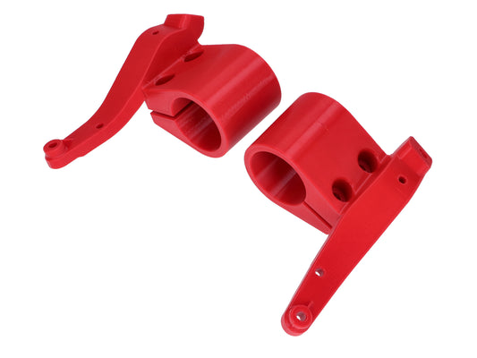 Jeu de supports de masque de phare droit et gauche rouge pour Derbi Senda R, SM 11-, Gilera RCR, SMT