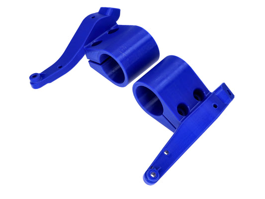 Jeu de supports de masque de phare droit et gauche bleu pour Derbi Senda R, SM 11-, RCR, SMT