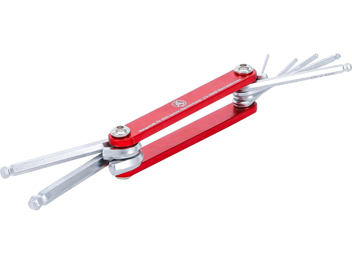 Outil de pliage pour clé Allen 1,5-6mm 7 pièces