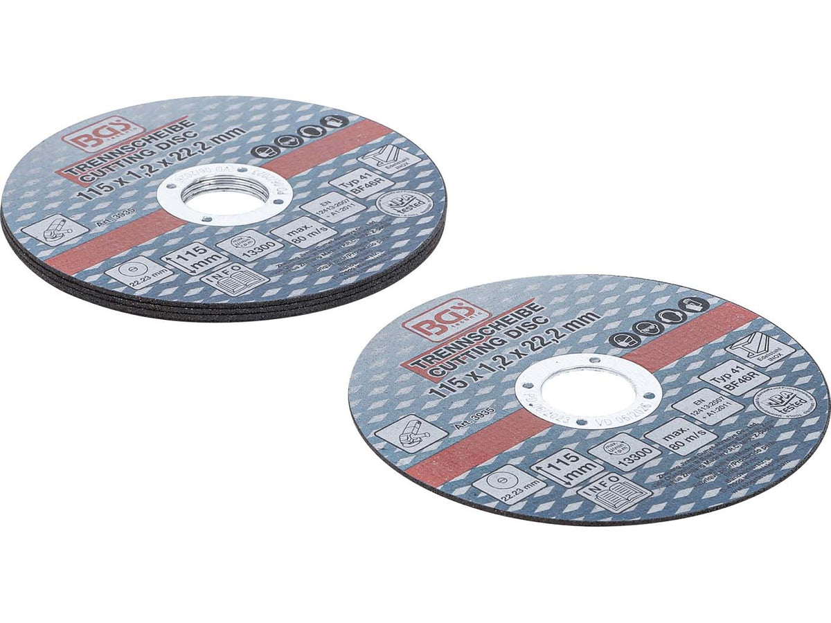 Disques à fentes / Disques à tronçonner Set métal Profi 115x1mm 5 pièces