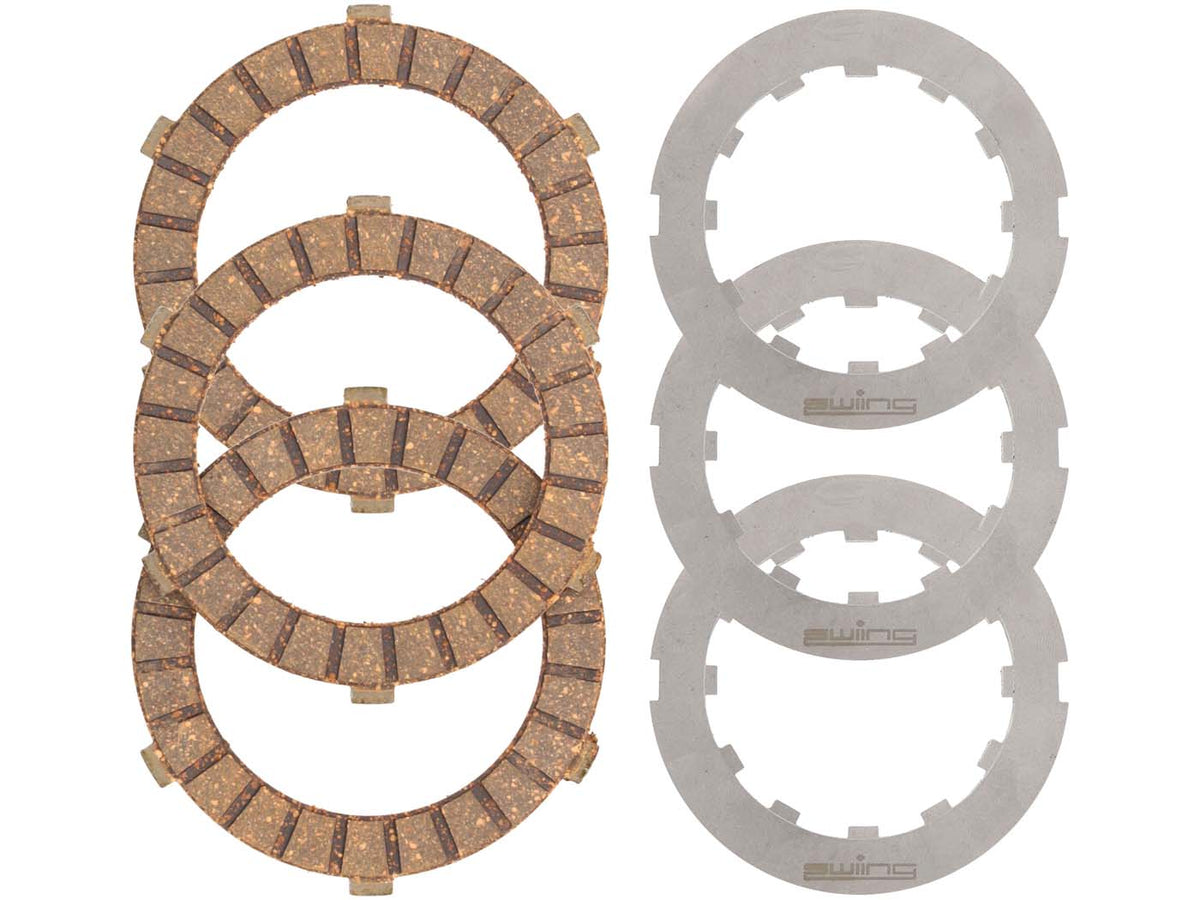 Kit dÂ´embrayage swiing pour Puch Z50 X30 Sport, X30 Velux, 2-vitesses MS, MV, MV50, 3-vitesses VSD, DS, VZ, MC