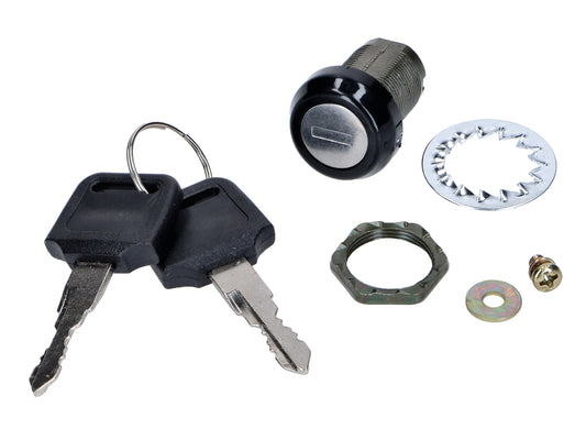Serrure de coffre / selle pour Aprilia, Derbi, Gilera