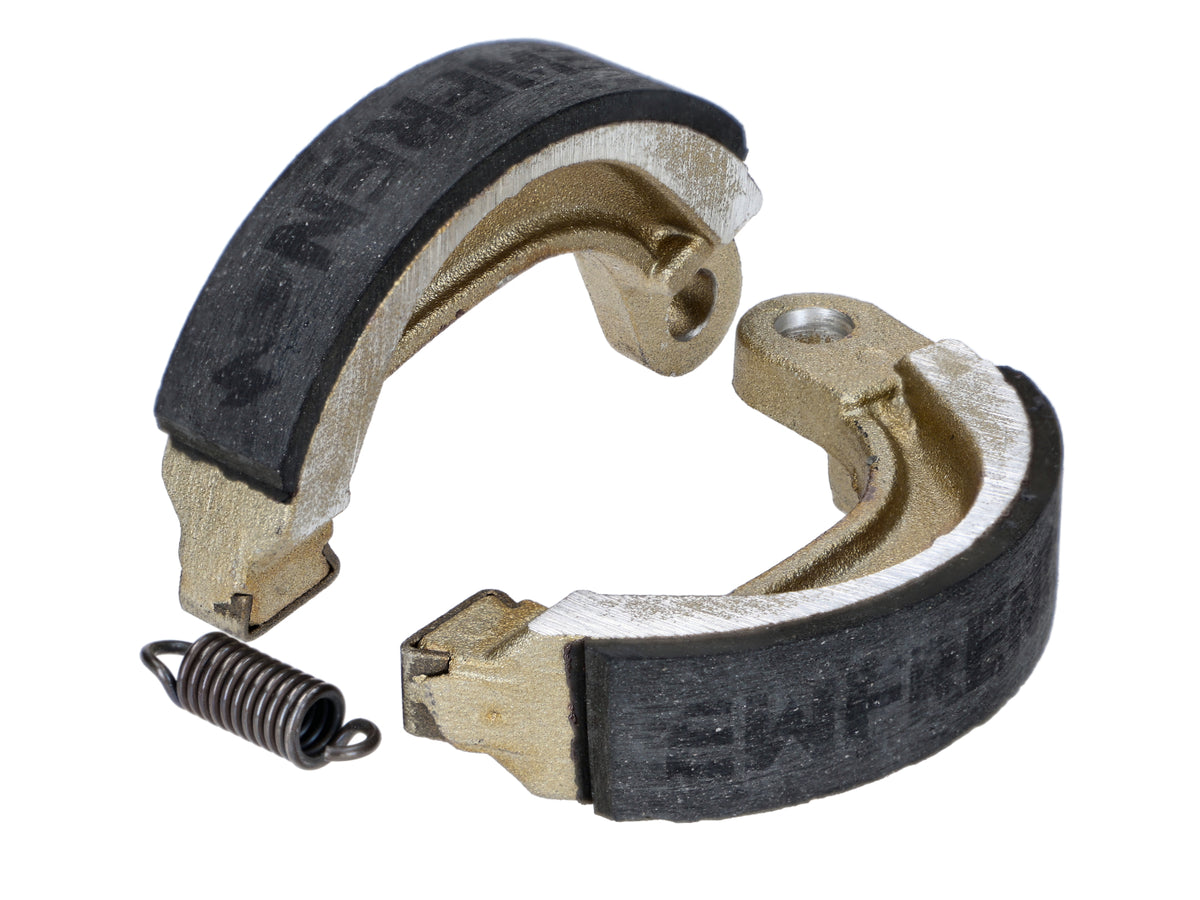 Jeu de mâchoires de frein avant Newfren 104x22mm pour Peugeot Fox mobylette, cyclomoteur