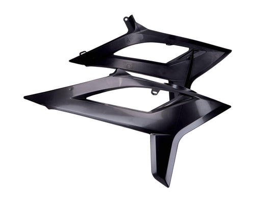 Set de carénage de réservoir gauche+droite peint en noir pour Beta RR 50 2021-