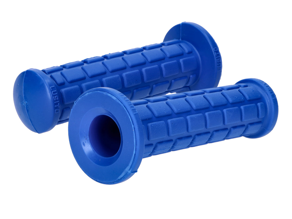Jeu de poignées modèle bloc 115mm 22/24mm bleu