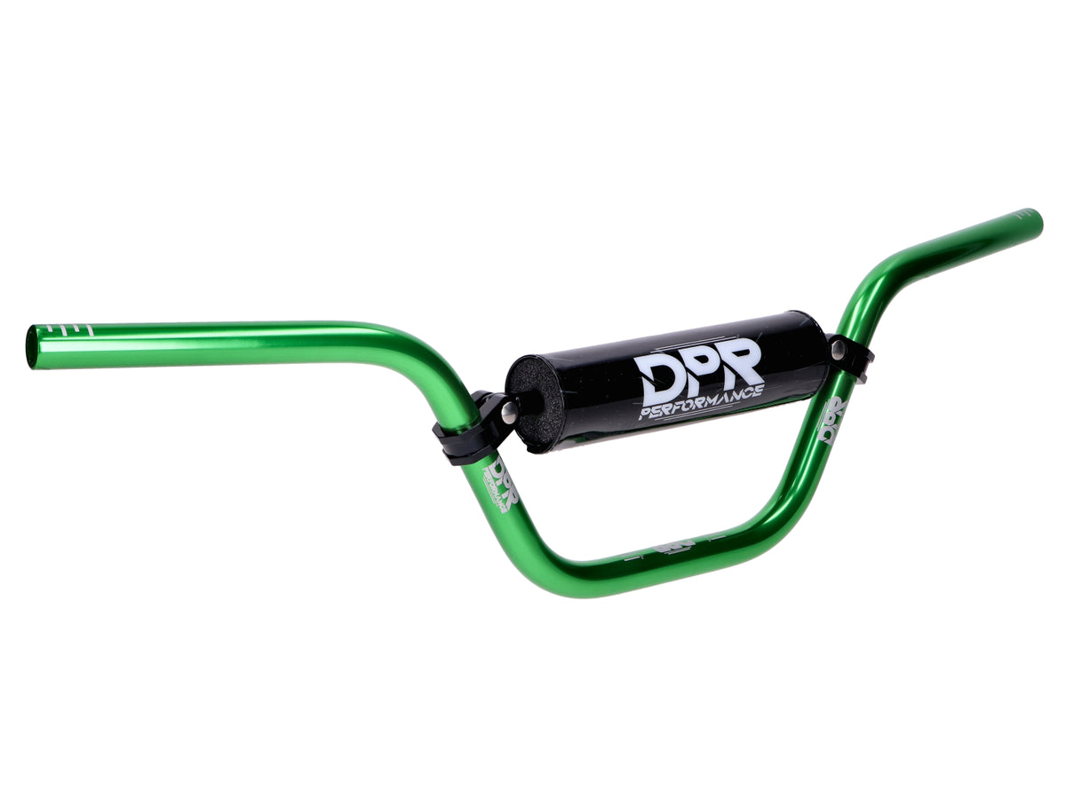 Guidon 22,2mm avec entretoise et coussin vert pour Simson Enduro