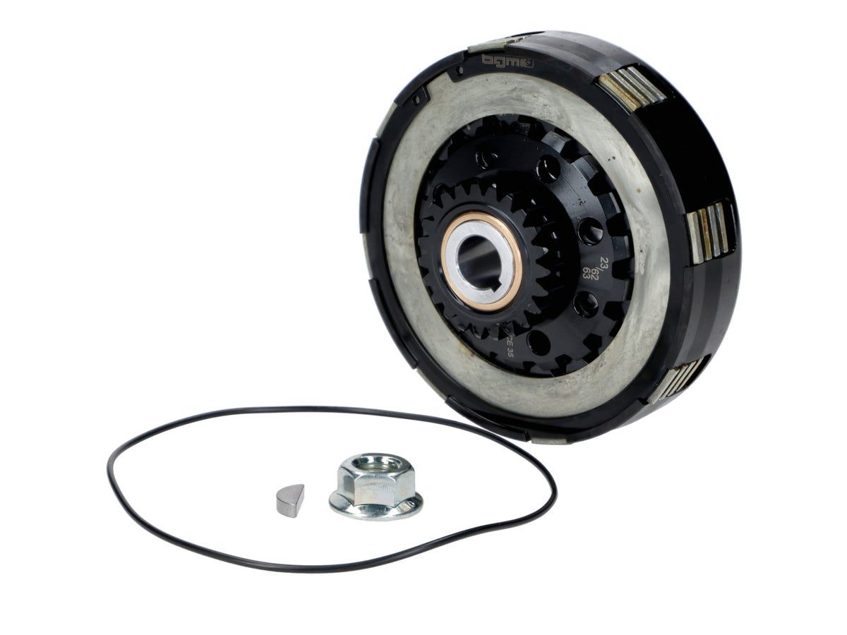 Embrayage BGM PRO Superstrong 23Z 62/63 pour Vespa PX, T5, Cosa, Sprint, Rally, GT/GTR, TS125, GL150, Super125, Super150