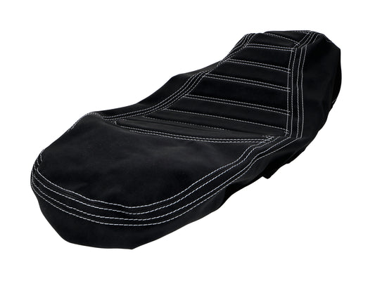 Housse de selle Regia noir/blanc pour Vespa GTS 125, 250, 300