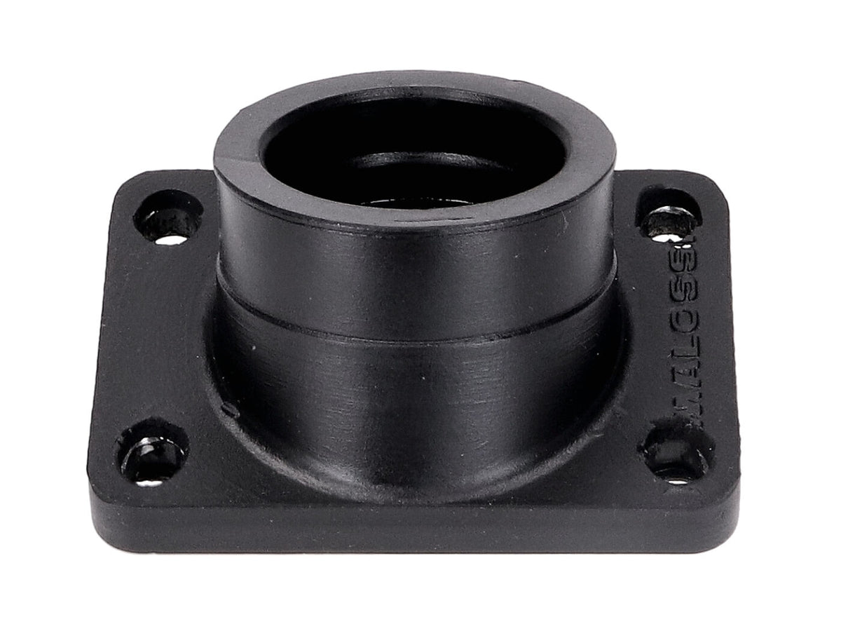 Pipe d'admission Malossi NBR 30/35mm pour Minarelli AM6, Derbi D50B0, EBE, EBS avec carburateur 26-30mm PHBH, VHST