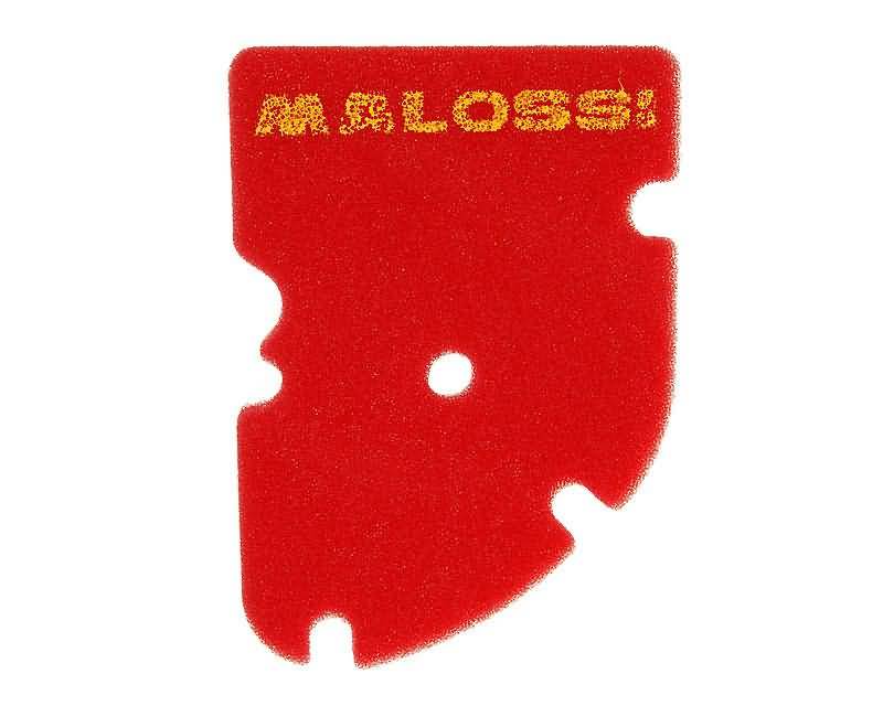 Mousse de boite à air Malossi Red Sponge pour Piaggio MP3, X8, X9, Vespa GT, GTS, GTV 125-300cc