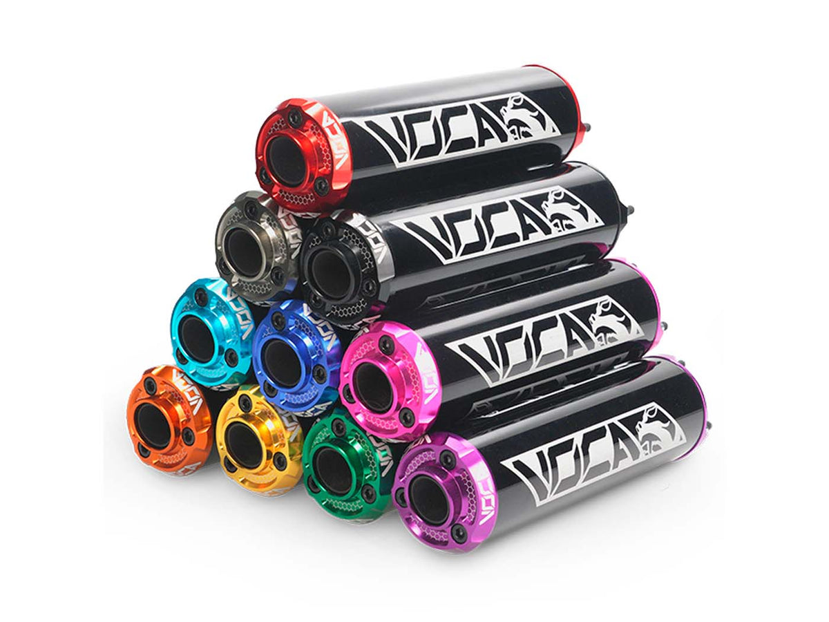 Cartouche VOCA alu noir - embout CNC - différentes couleurs