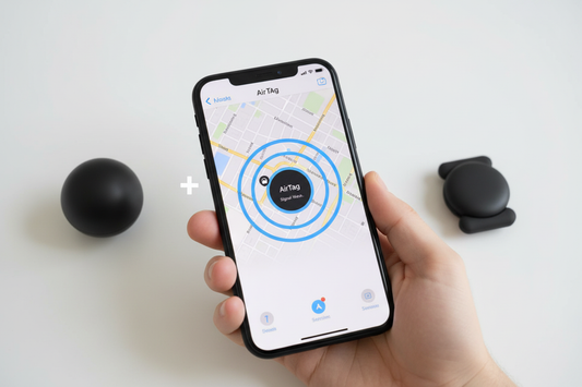 AirTag avec téléphone de localisation