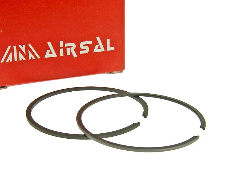 Segment de piston Airsal Tech 50ccm 39,9mm pour Derbi Senda GPR, Gilera GSM SMT RCR Zulu EBE/EBS