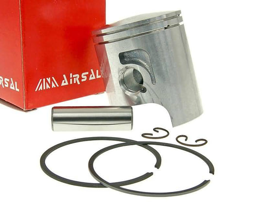 Piston complet Airsal Tech-Piston 72,4ccm 48mm pour Derbi Senda GPR, Gilera GSM SMT RCR Zulu EBE, EBS