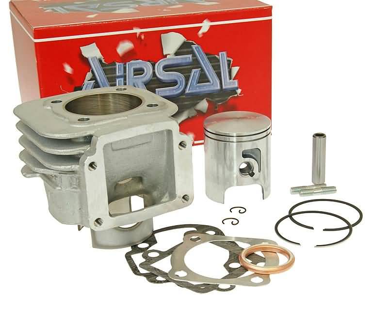 Kit cylindre Airsal T6 Tech-Piston 69,7ccm 47,6mm pour Minarelli vertical