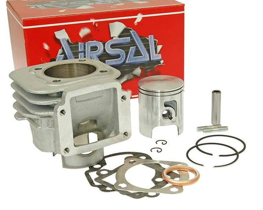 Kit cylindre Airsal T6 Tech-Piston 69,7ccm 47,6mm pour Minarelli vertical