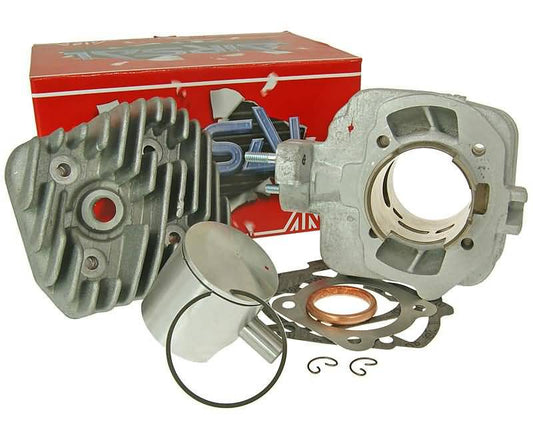 Kit cylindre Airsal T6-Racing 69,7ccm 47,6mm pour Peugeot AC horizontal