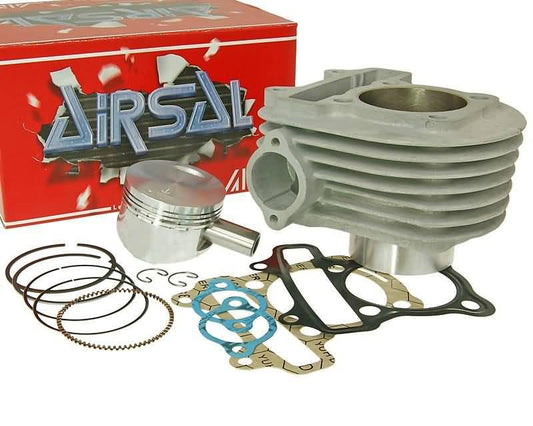 Kit cylindre Airsal Sport 149,5cc 57,4mm pour 152QMI, GY6 125ccm, Kymco AC 125, 150ccm