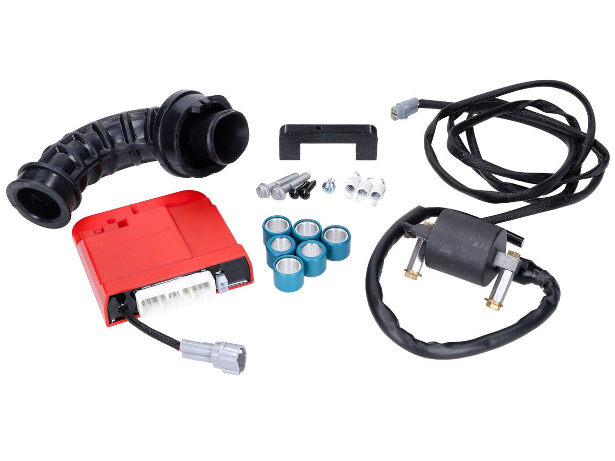 Boîtier CDI / kit de débridage BGM pour Piaggio, Vespa iGet 50ie 2017-2019 (Euro4)