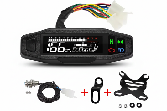 Compteur de vitesse moto sans texte