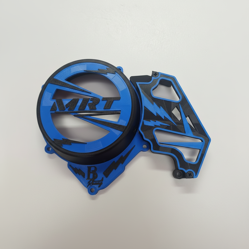 Couvercles moteur MRT en bleu