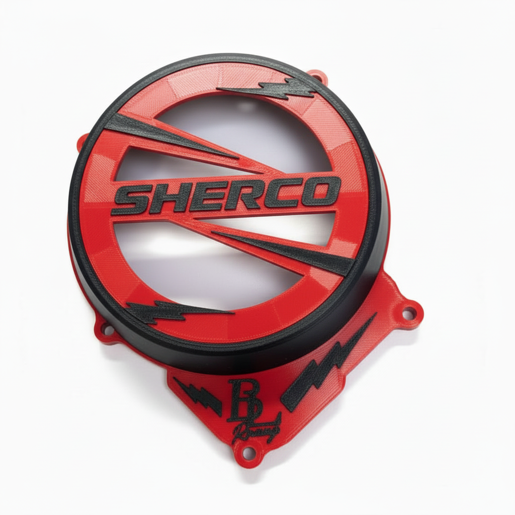 Couvre-moteur SHERCO rouge