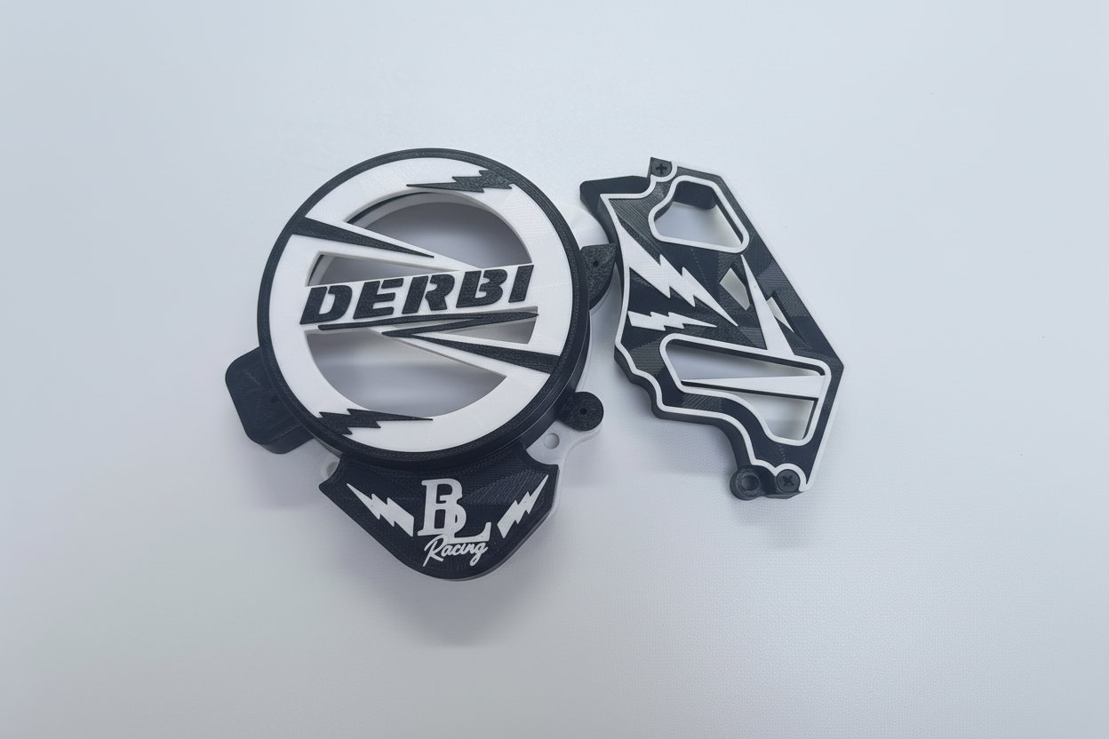 Derbi Racing - Blanc et noir