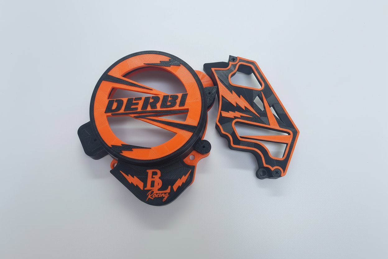 Derbi Racing - Orange et noir