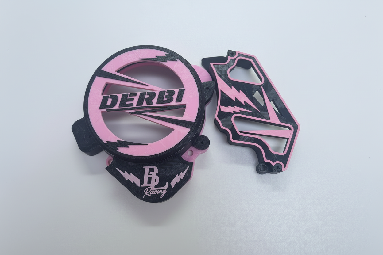 Derbi Racing - Rose clair et noir