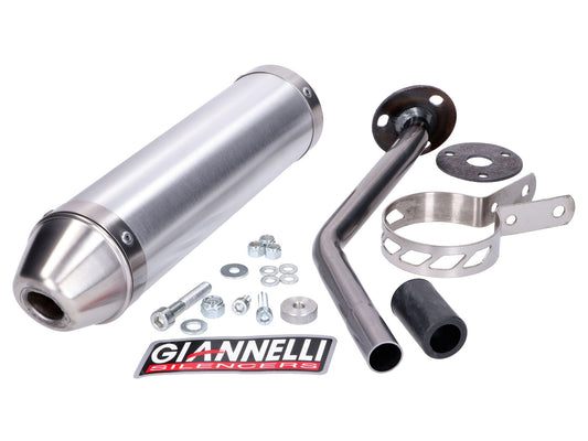 Silencieux arrière Giannelli en aluminium pour Rieju MRX, SMX, RRX 50