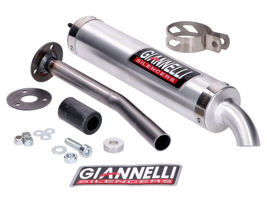 Silencieux Giannelli en aluminium pour Beta RR 50 Enduro, Supermotard, Enduro Racing