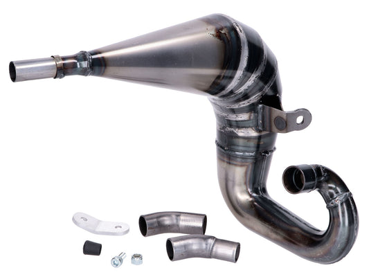 Pot dÂ´échappement Giannelli Enduro pour Yamaha DT 50 R 2004, MBK X Limit 50 2004, Malaguti XMT, XMS